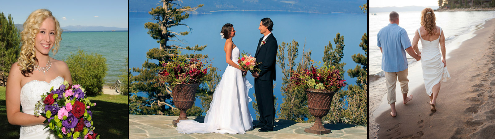 Views of the beautiful wedding locations Lake Tahoe has to offer
