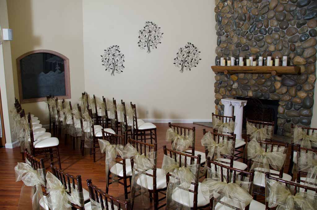 The interior view of the chapel