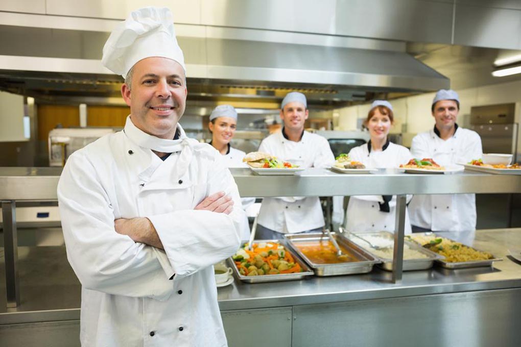 The head chef with his crew